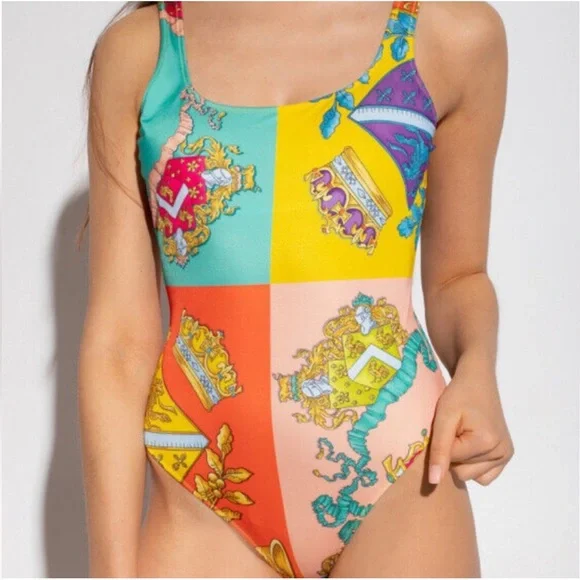 Authentic Versace Royal Rebellion one piece swimsuit or bodysuit - Picture 1 of 10